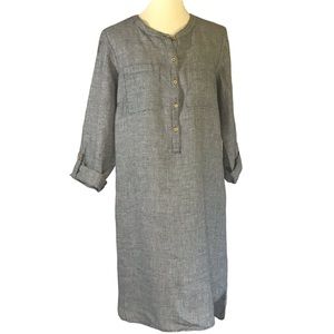 Ellen Tracy Tunic Style linen dress